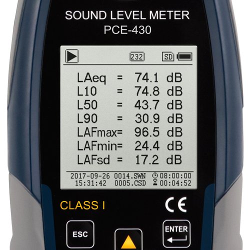 PCE-430-EKIT Ses Seviyesi Ölçüm Cihazı Kiti