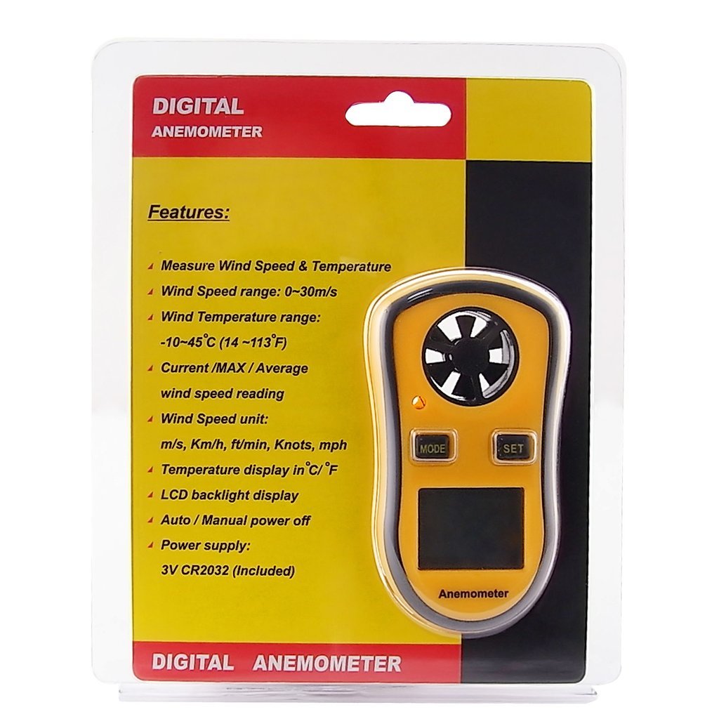 GM8908 Dijital Rüzgar Ölçer Anemometre