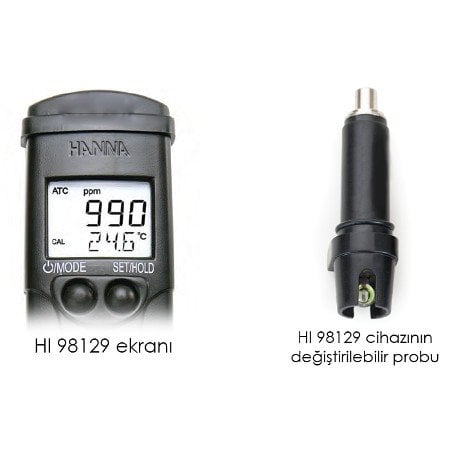 Hanna HI 98129 Dijital Ph, Ec, Tds Ölçüm Cihazı