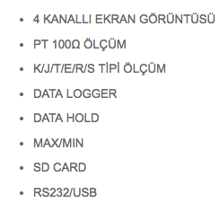 Lutron TM-947SD Termometre - 4 Kanallı