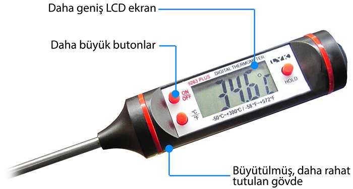 Lyk 9263+ Saplama Tipi Termometre