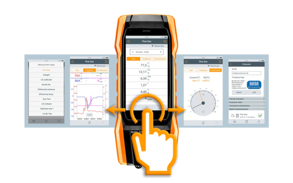 Testo 300 LL Baca Gazı Analiz Cihazı (Yazıcılı Set) 15000 PPM