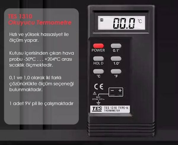 TES 1310 K Tipi Prob Okuyucu | Hassas