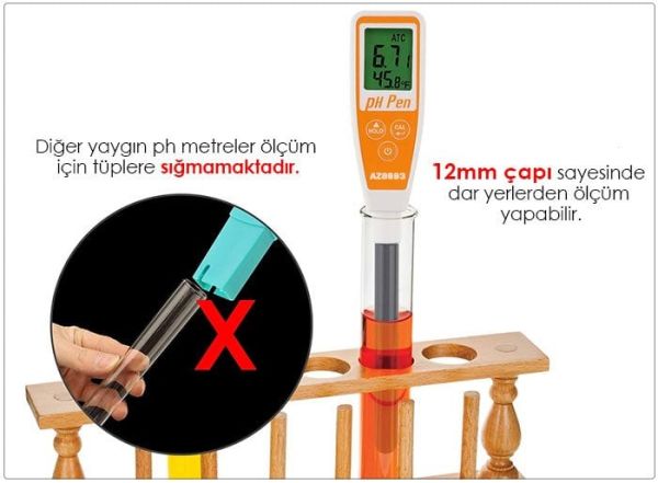 AZ 8693 Cam Problu Ph Metre