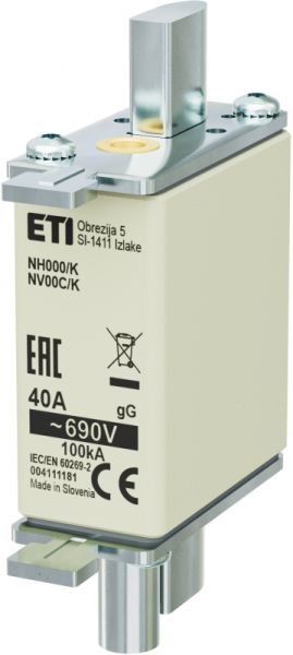 Eti NH000/K gG 40A/690V