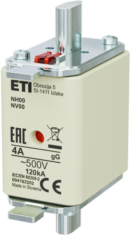 Eti NH00 gG 4A/500V
