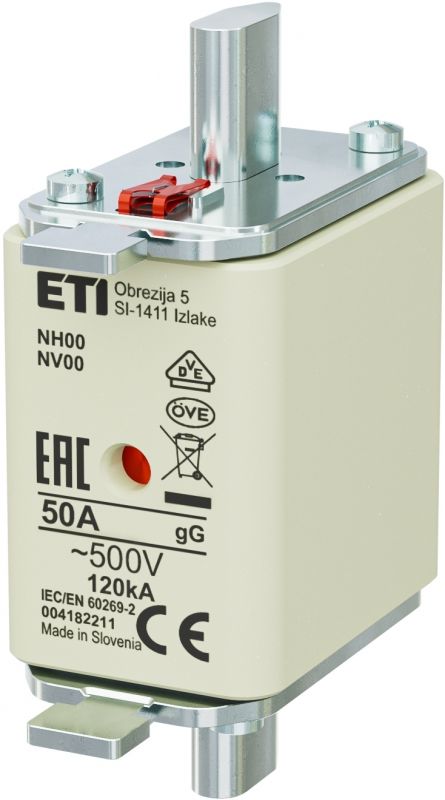 Eti NH00 gG 50A/500V