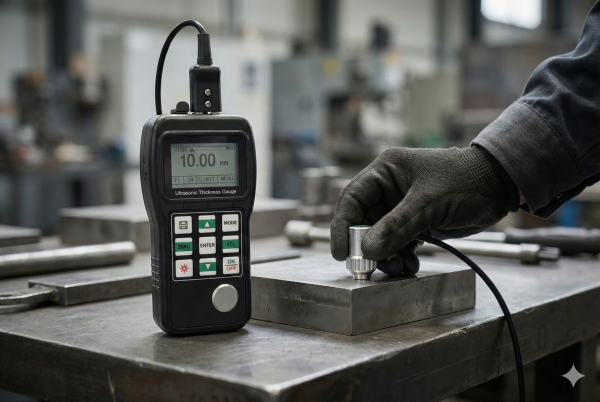 TM210Plus Ultrasonik Kalınlık Ölçüm Cihazı ( ölçüm aralığı : 0.75 mm – 300.0 mm, hassasiyet:0.01 mm)