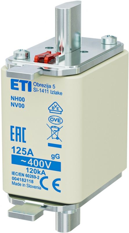Eti NH00 gG 125A/400V korr.