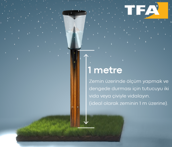 TFA 47.1008 Analog Yağmur Ölçer ( Plüviyometre)