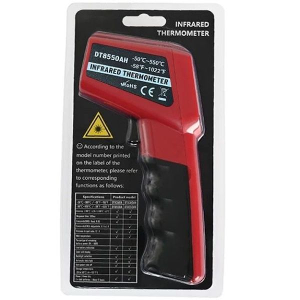 LYK DT8550AH Lazerli Dijital Termometre (-50°C ile 550°C)   ( 12:1)
