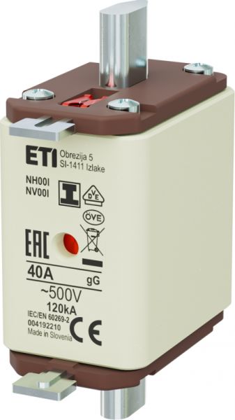 Eti NH00/I gG 40A/500V