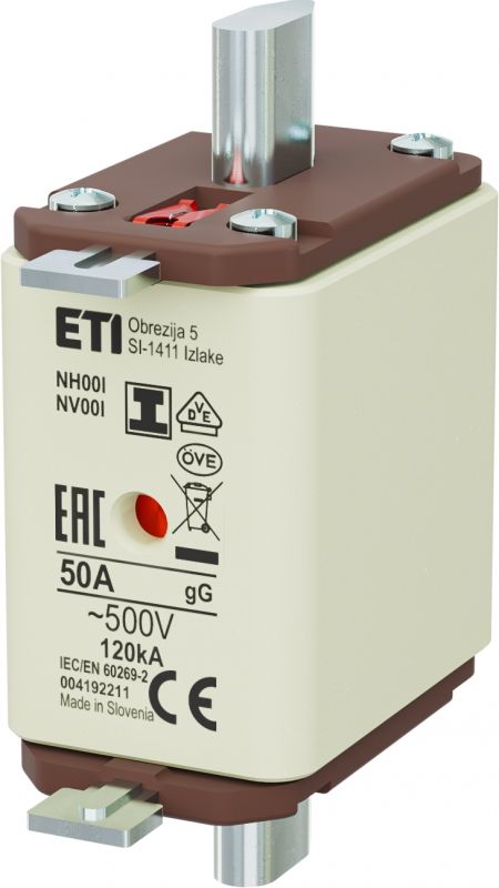 Eti NH00/I gG 50A/500V