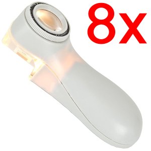 MG13100 Işıklı Skalalı Büyüteç 8X