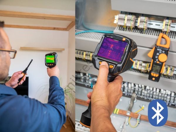 Testo 883 Termal kamera (320 x 240 piksel, manuel odak, app, lazer)