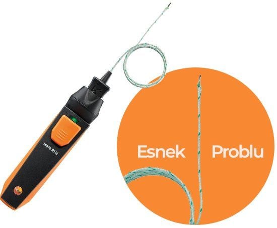 Testo 915i Esnek Problu ve Akıllı Telefon İle Çalıştırılabilen Termometre