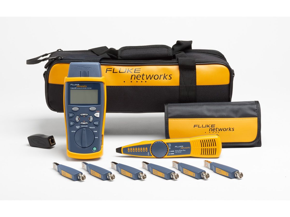 Fluke Networks CableIQ Kit- Yeterlilik Test Cihaz Seti(2388080)