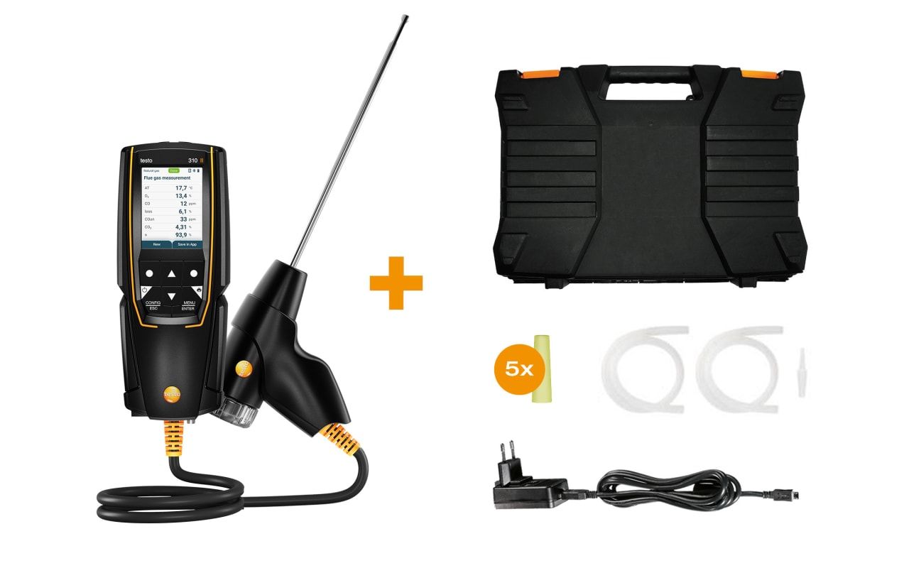 Testo 310 II Baca Gazı Analiz Cihazı