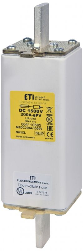 Eti NHS1XL gPV 125A/1500V DC UL