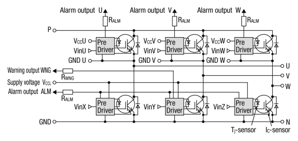 Fuji Electric 6MBP300XEN065-50 igbt Modül