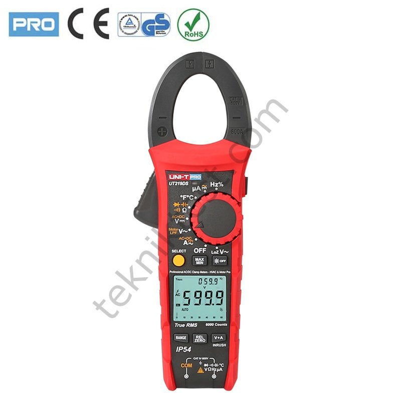 Uni-t UT219DS Profesyonel AC-DC Pens Ampermetre