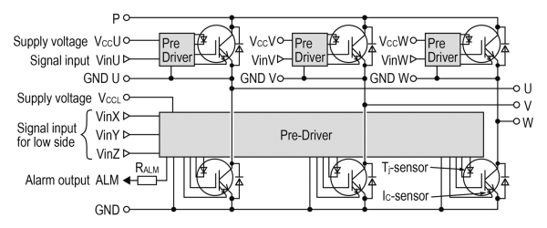 Fuji Electric 6MBP20VAA060-50 igbt Modül