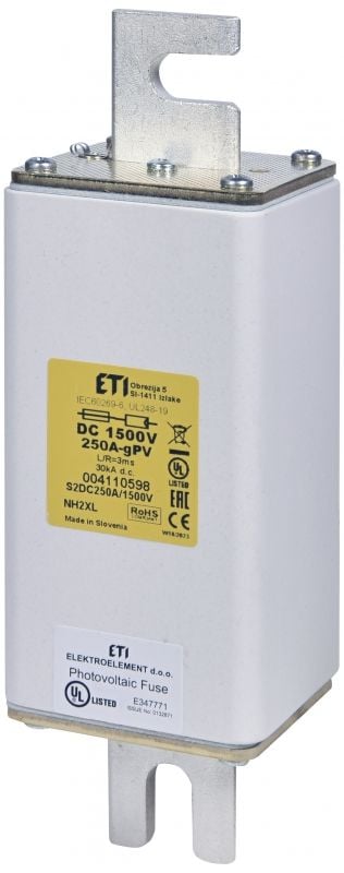 Eti NHU2XL gPV 250A/1500V DC UL