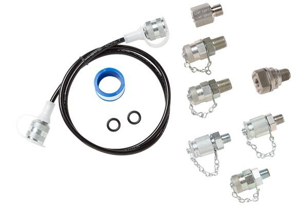 Fluke 700TTH10K Premium pressure transmitter test hose kit, 10K