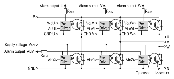 Fuji Electric 6MBP50VBA120-50 igbt Modül