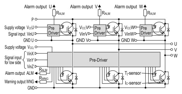 Fuji Electric 6MBP25VFN120-50 igbt Modül