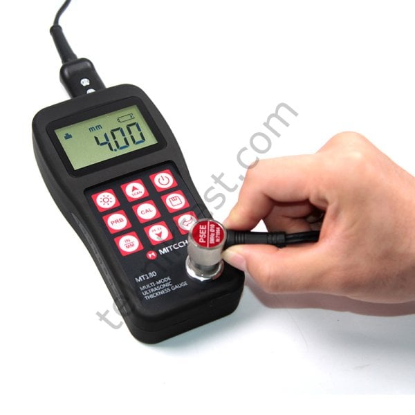 MT180 Ultrasonik Kalınlık Ölçüm Cihazı- Boya altı ölçüm: 3-30mm, Ölçüm aralığı:-0,65 – 600 mm