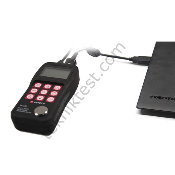 MT190 Ultrasonik Kalınlık Ölçüm Cihazı- Boya altı ölçüm:3-60mm, Ölçüm aralığı : 0,65 – 600 mm-