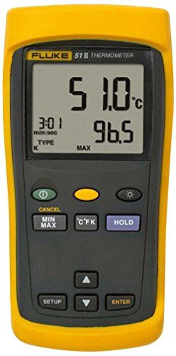Fluke 51-II 60HZ Tek Girişli Dijital Termometre