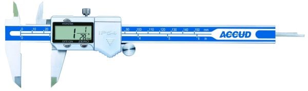 ACCUD 113-006-11 Kesirli Dijital Kumpas 113 Serisi 0-150mm