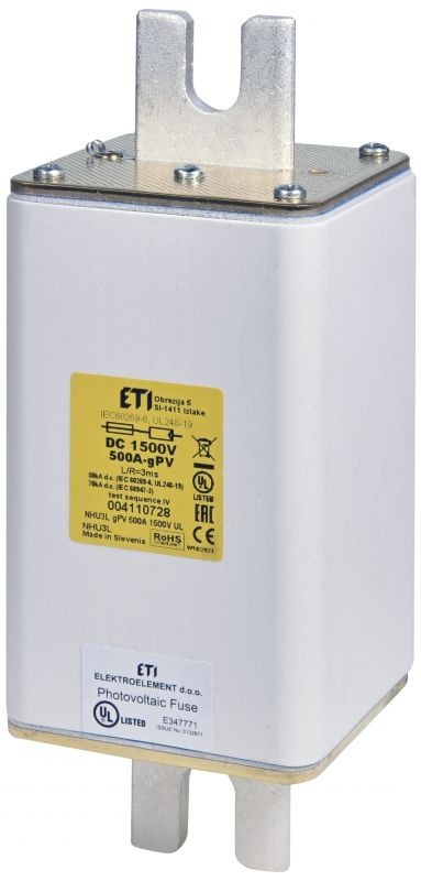 Eti NHU3L gPV 450A/1500V DC 70kA