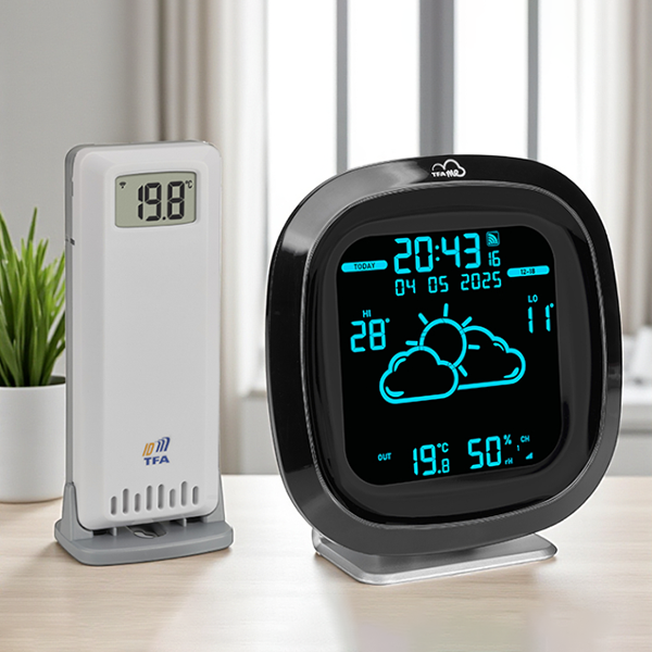 TFA 35.8102.01 Akıllı Kablosuz Sensörlü Sıcaklık Nem Ölçer | ID-04
