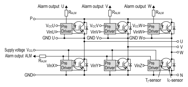 Fuji Electric 6MBP150VDN060-50 igbt Modül