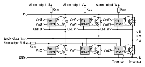 Fuji Electric 6MBP100VEA120-50 igbt Modül