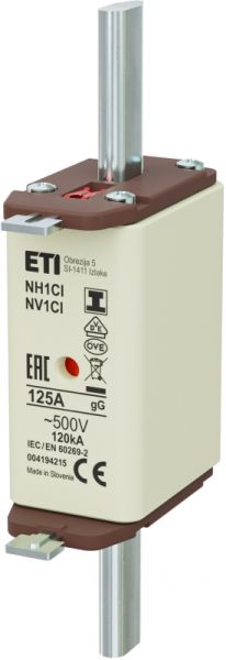 Eti NH1C/I gG 125A/500V