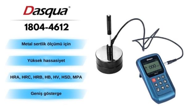 Dasqua 1804-4612 Leeb Metal Sertlik Ölçer