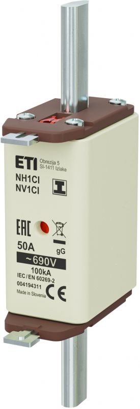 Eti NH1C/I gG 50A/690V