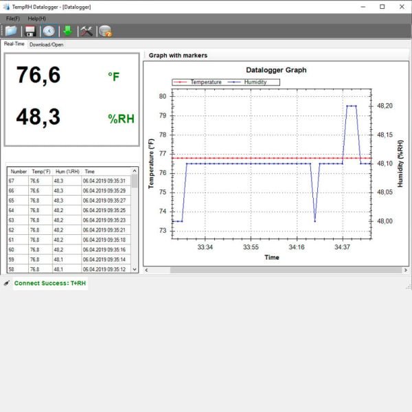 PCE-HT 72 Sıcaklık Ve Nem Kayıt Cihazı Data Logger