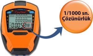 D-308 100 LAP HAFIZALI 1/1000 SANİYE PROFESYONEL TİP KRONOMETRE