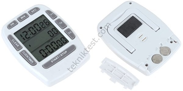 GE 300 Zamanlayıcı 3 Ekranlı ( kronometre)