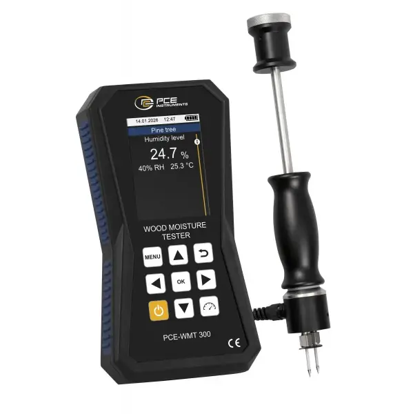 PCE-WMT 300 Nem Ölçer - Beton Nem, Duvar Nem, Ahşap Nem