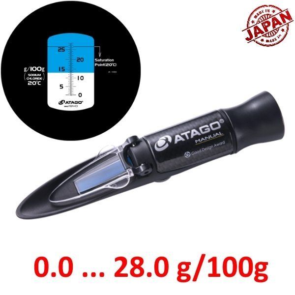 Atago 2483 Master-S28M Tuzluluk Refraktometre - 0-28g/100g