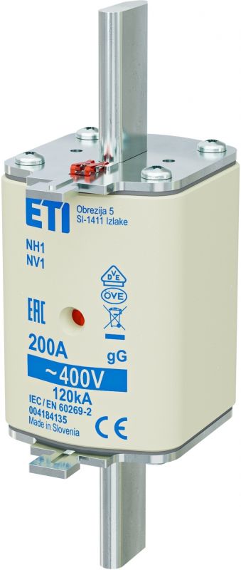 Eti NH1 gG 200A/400V korr.