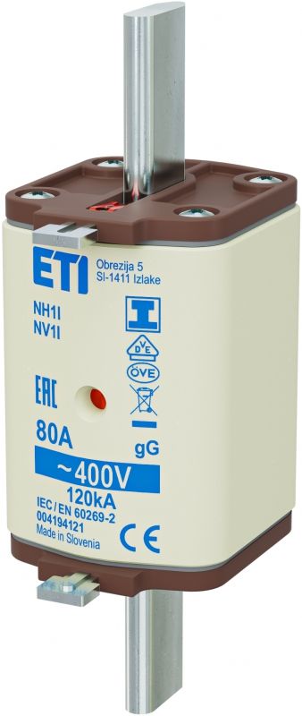 Eti NH1/I gG 80A/400V