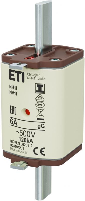 Eti NH1/I gG 6A/500V