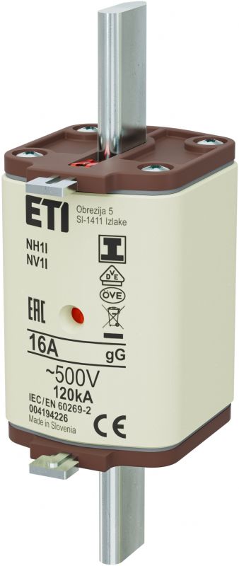 Eti NH1/I gG 16A/500V